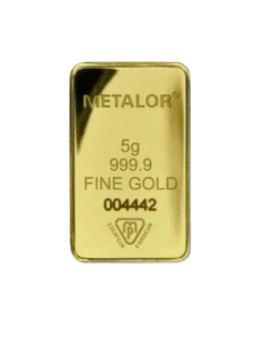 Lingot 5g d’or fin