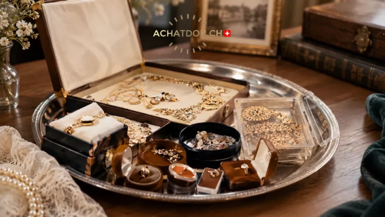 Collection de pièces héritées ou bijoux anciens en or en Suisse: comment procéder?, achatdor.ch Collection de pièces héritées ou bijoux anciens en or en Suisse: comment procéder?